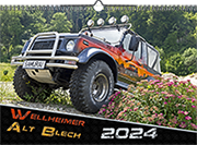 Fotokalender Wellheimer Alt Blech 2024